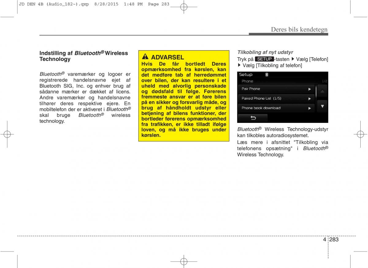 KIA Ceed II 2 Bilens instruktionsbog / page 367