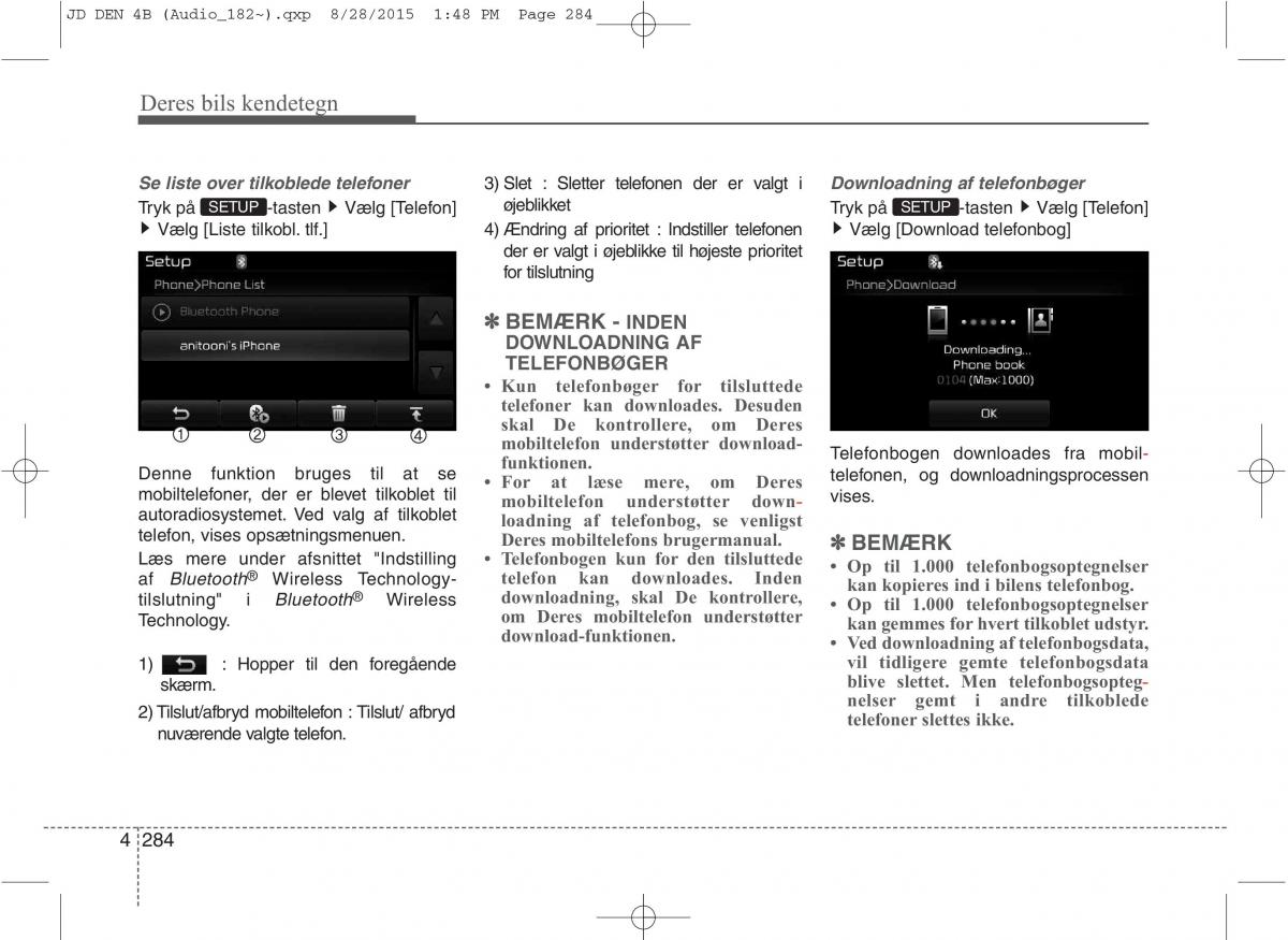 KIA Ceed II 2 Bilens instruktionsbog / page 368