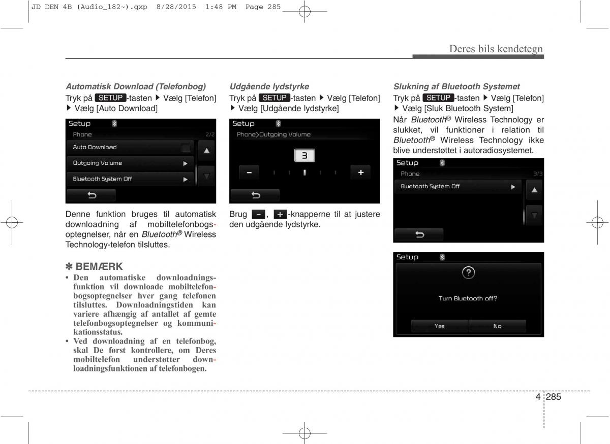 KIA Ceed II 2 Bilens instruktionsbog / page 369