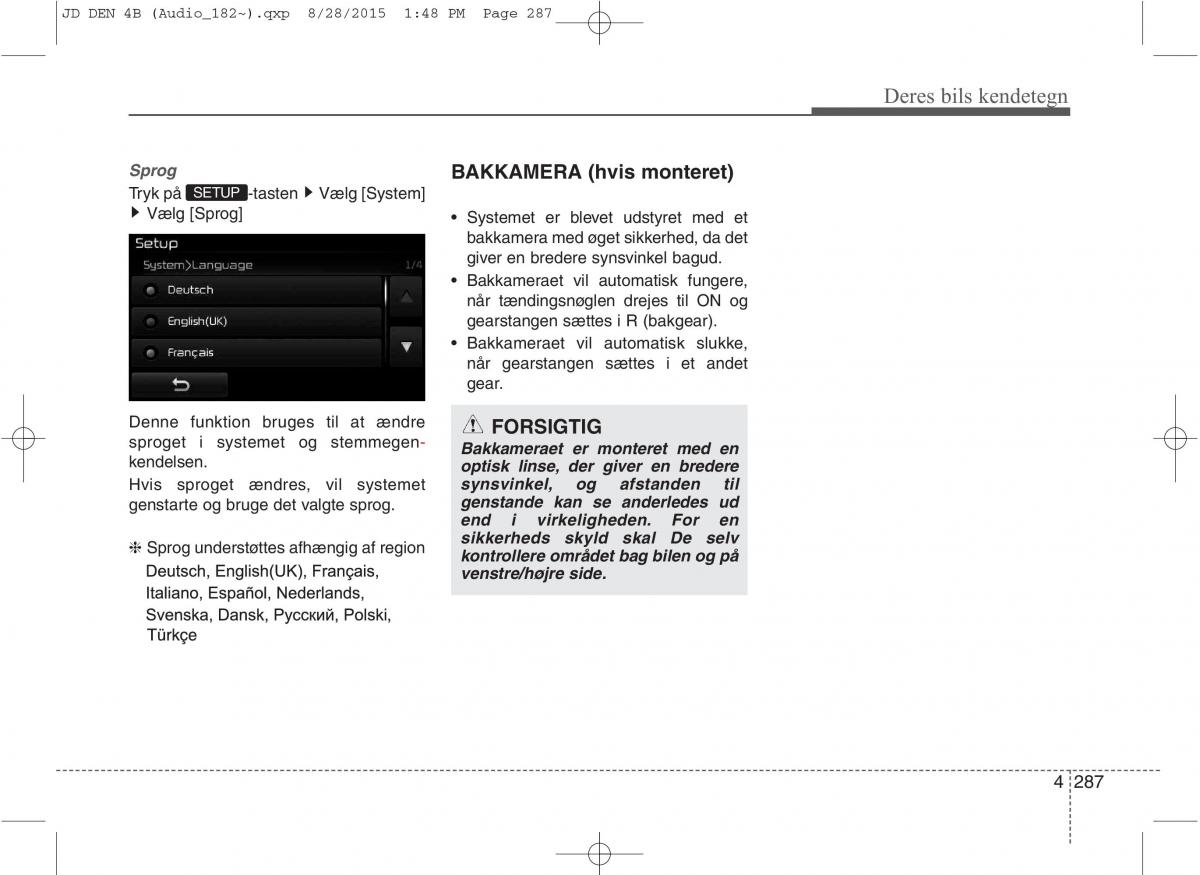 KIA Ceed II 2 Bilens instruktionsbog / page 371