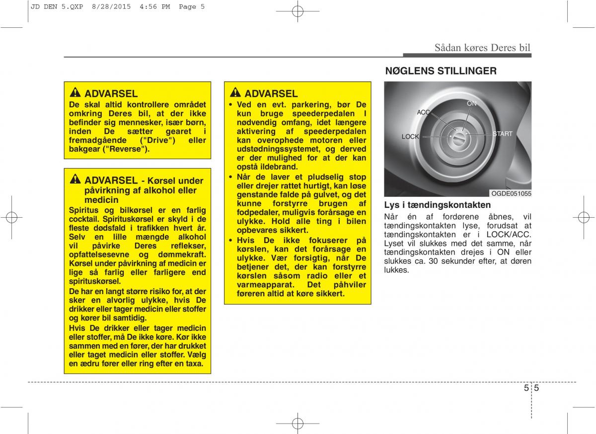 KIA Ceed II 2 Bilens instruktionsbog / page 377