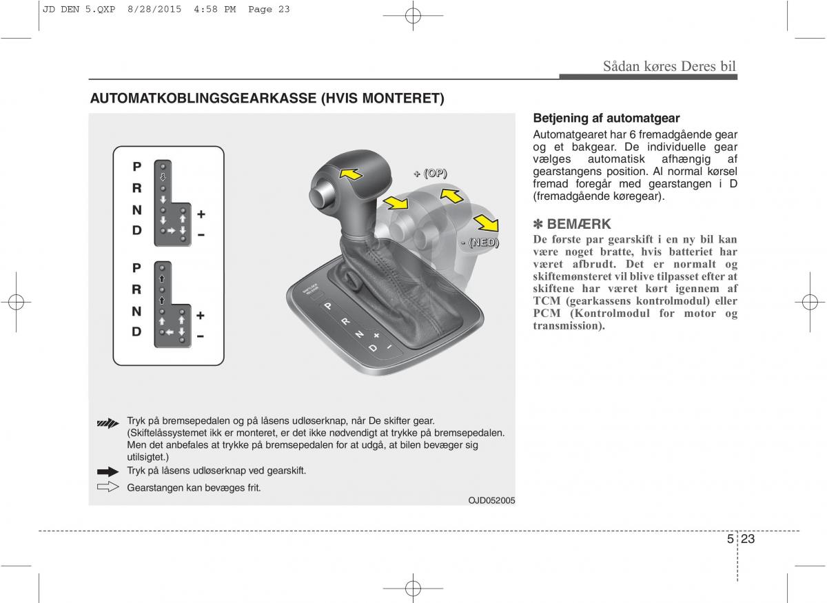 KIA Ceed II 2 Bilens instruktionsbog / page 395