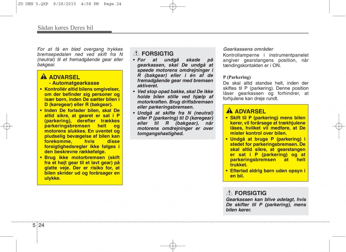 KIA Ceed II 2 Bilens instruktionsbog / page 396