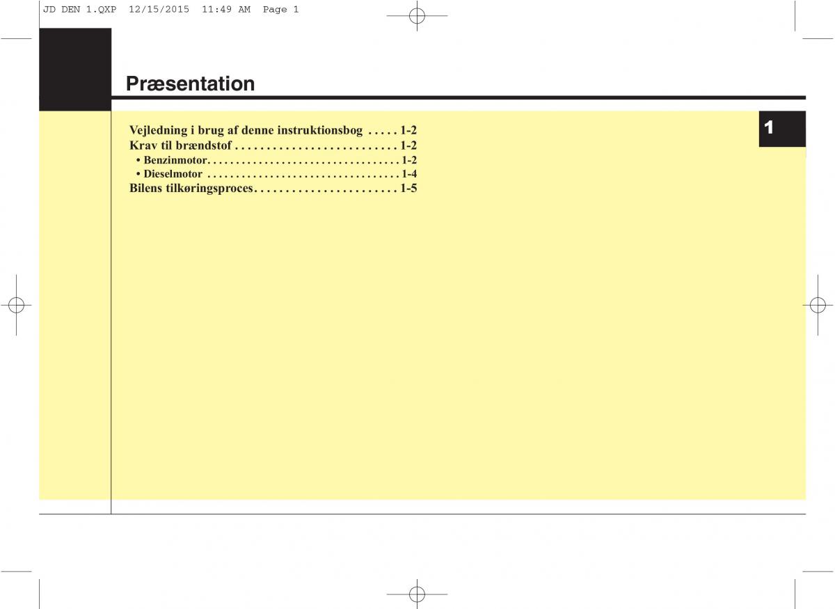 KIA Ceed II 2 Bilens instruktionsbog / page 4