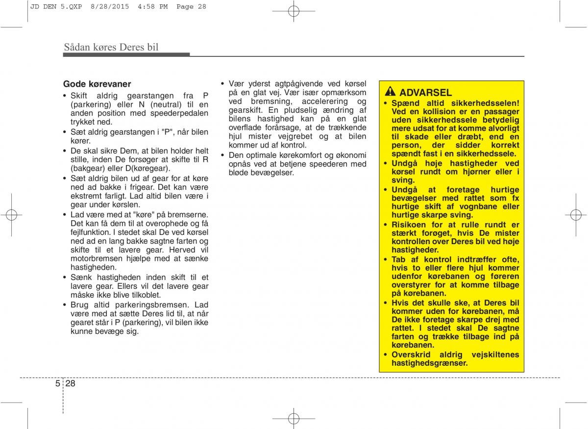 KIA Ceed II 2 Bilens instruktionsbog / page 400