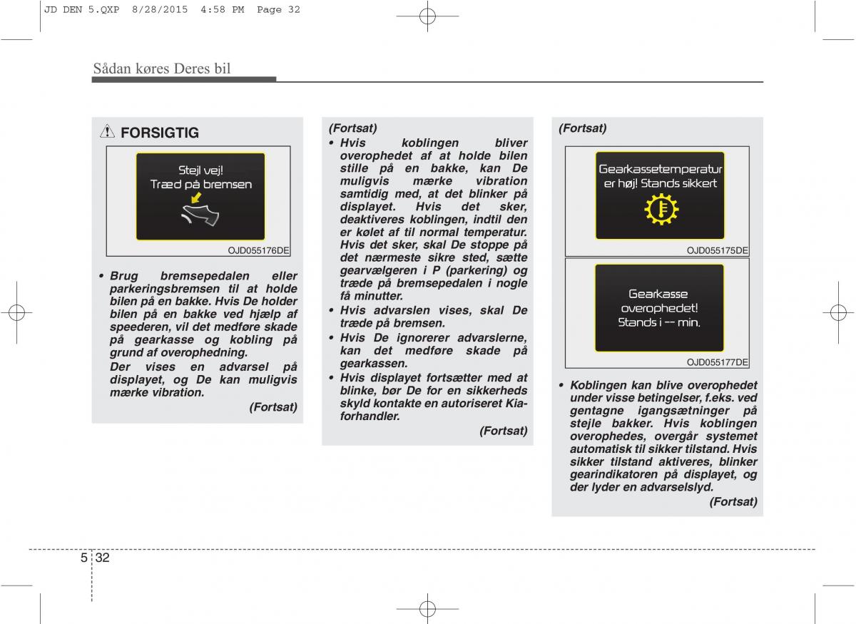 KIA Ceed II 2 Bilens instruktionsbog / page 404