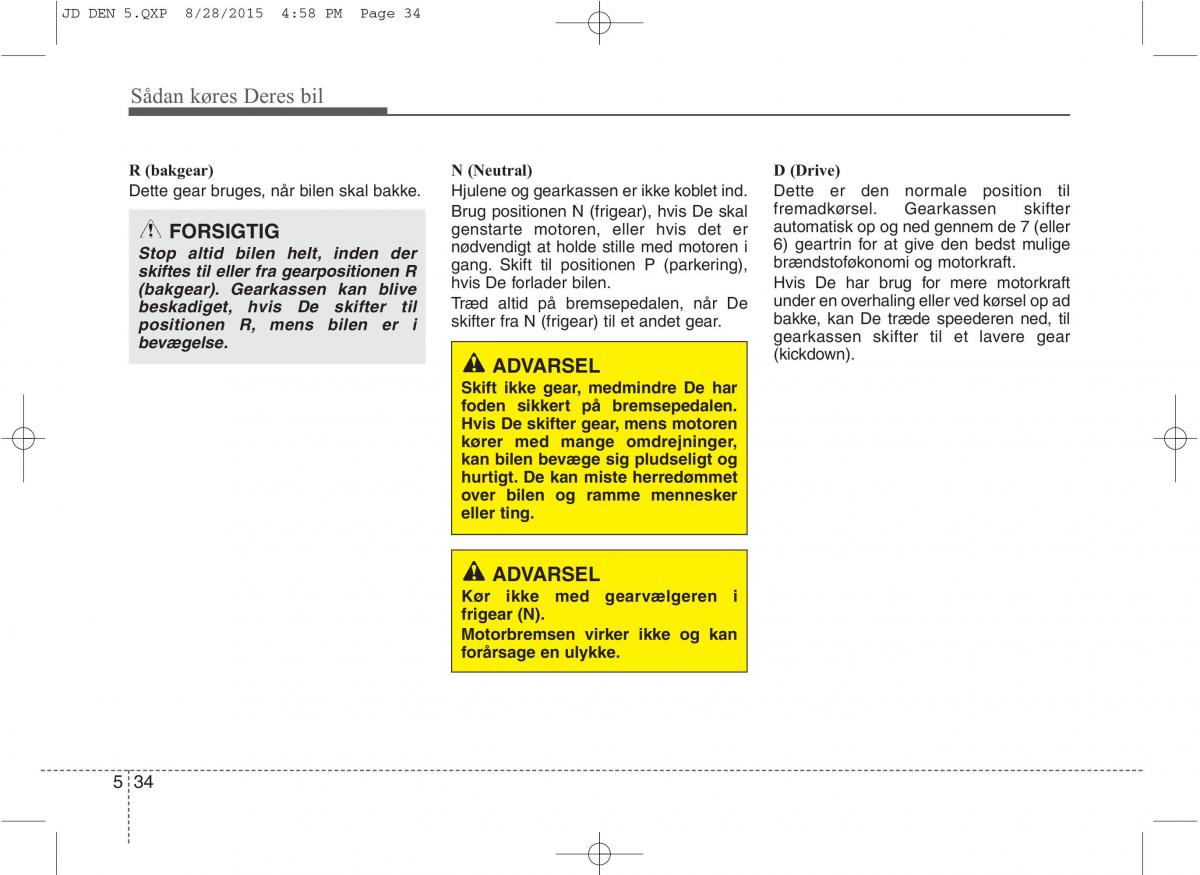 KIA Ceed II 2 Bilens instruktionsbog / page 406