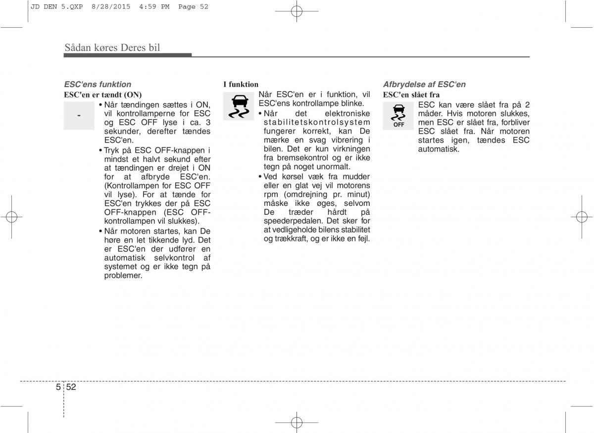 KIA Ceed II 2 Bilens instruktionsbog / page 424