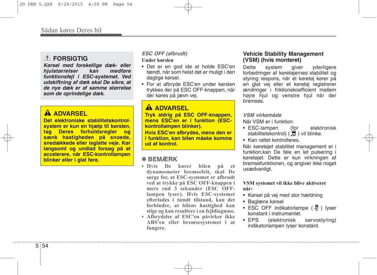 KIA Ceed II 2 Bilens instruktionsbog / page 426