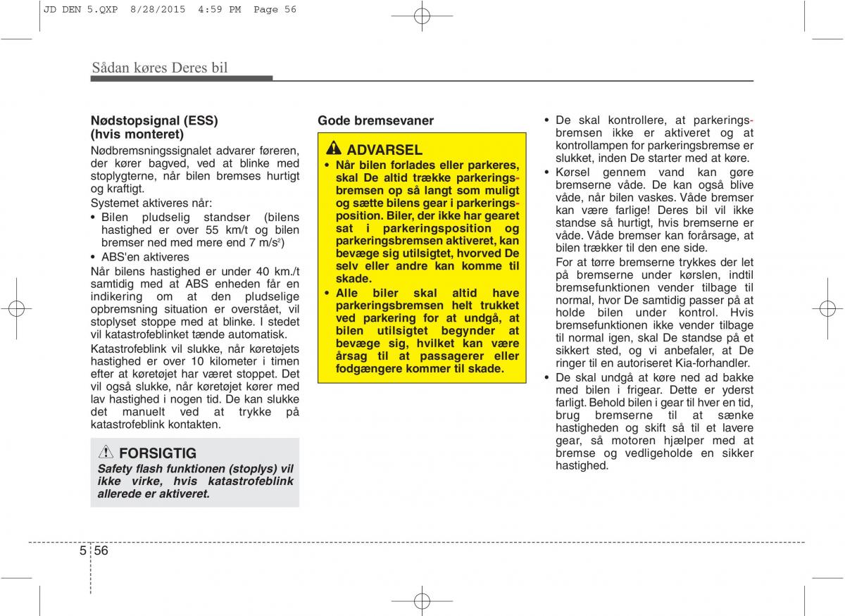 KIA Ceed II 2 Bilens instruktionsbog / page 428