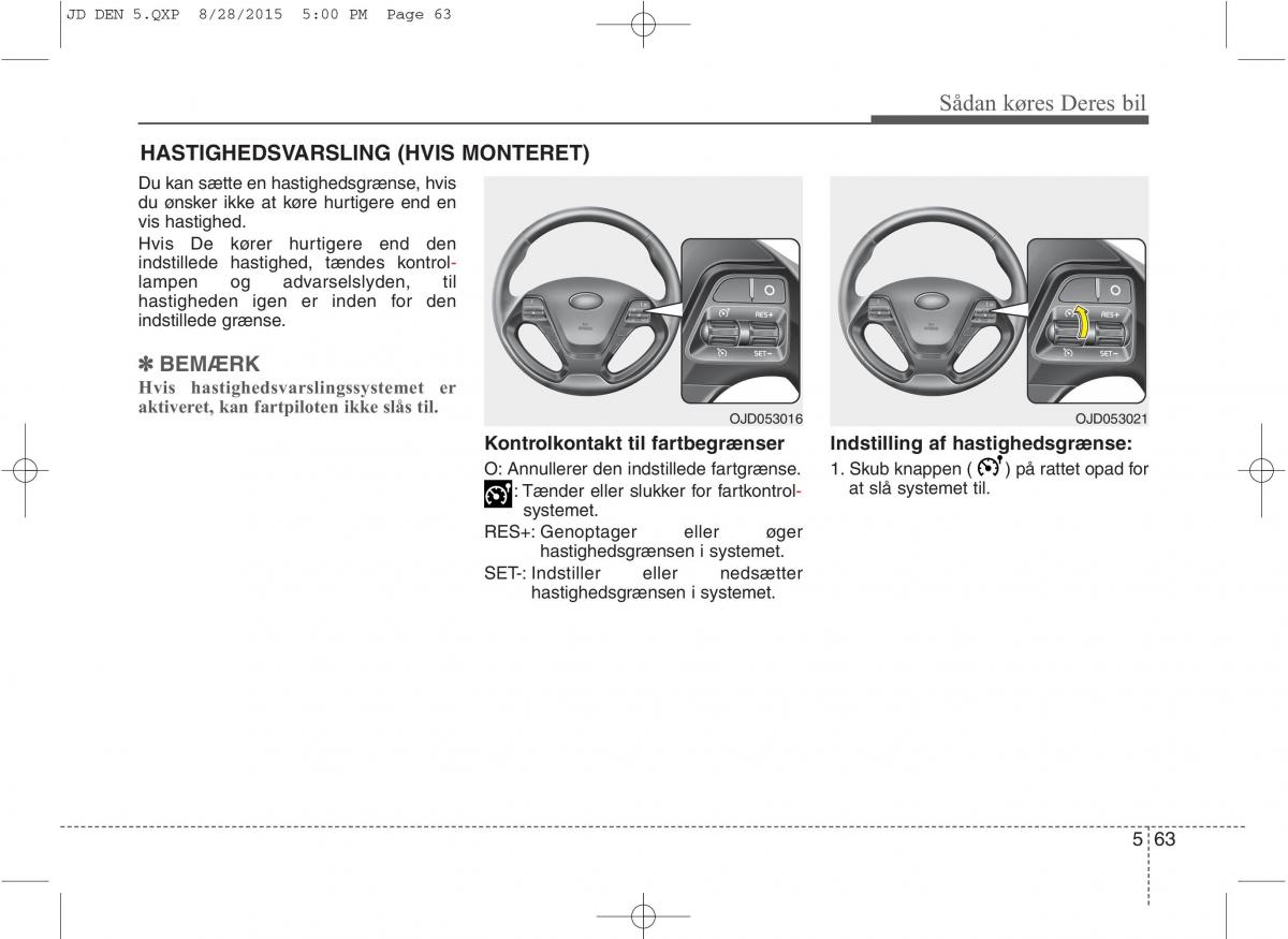 KIA Ceed II 2 Bilens instruktionsbog / page 435