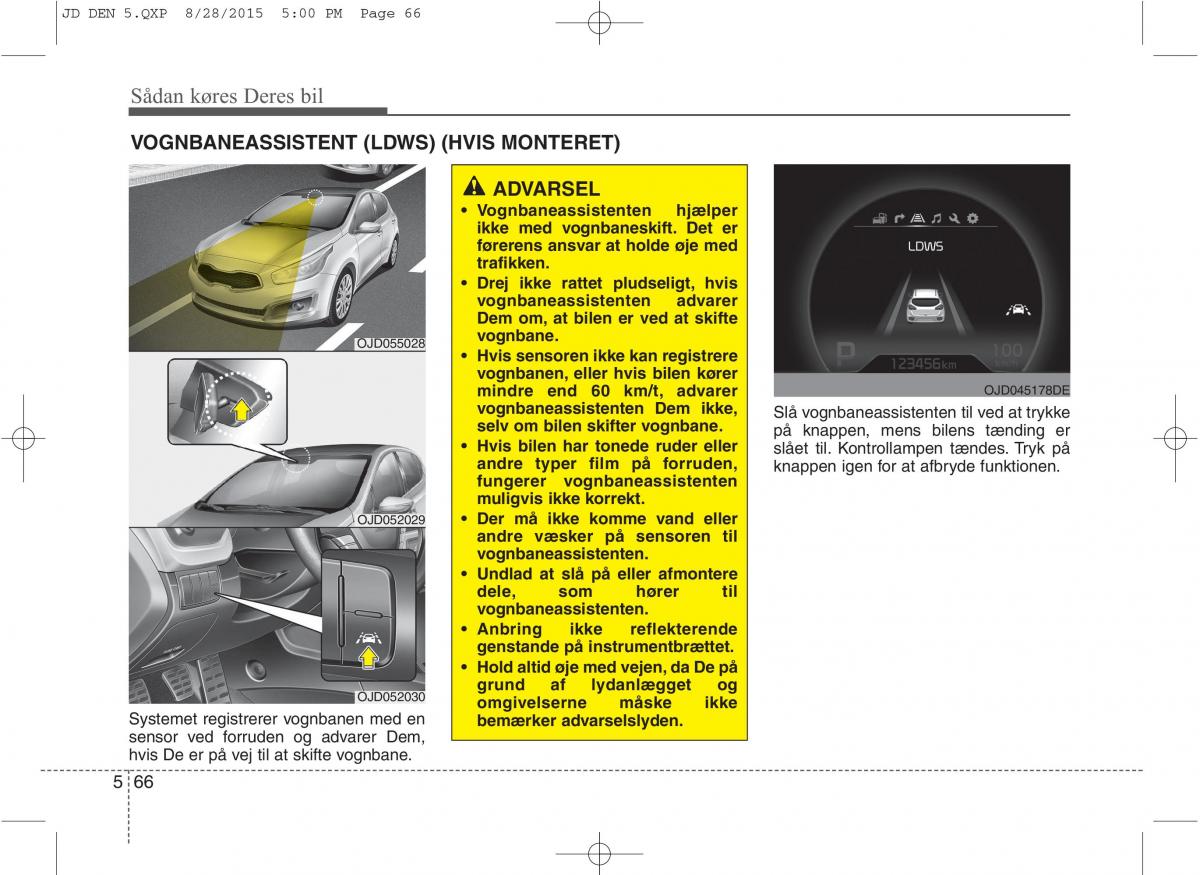 KIA Ceed II 2 Bilens instruktionsbog / page 438