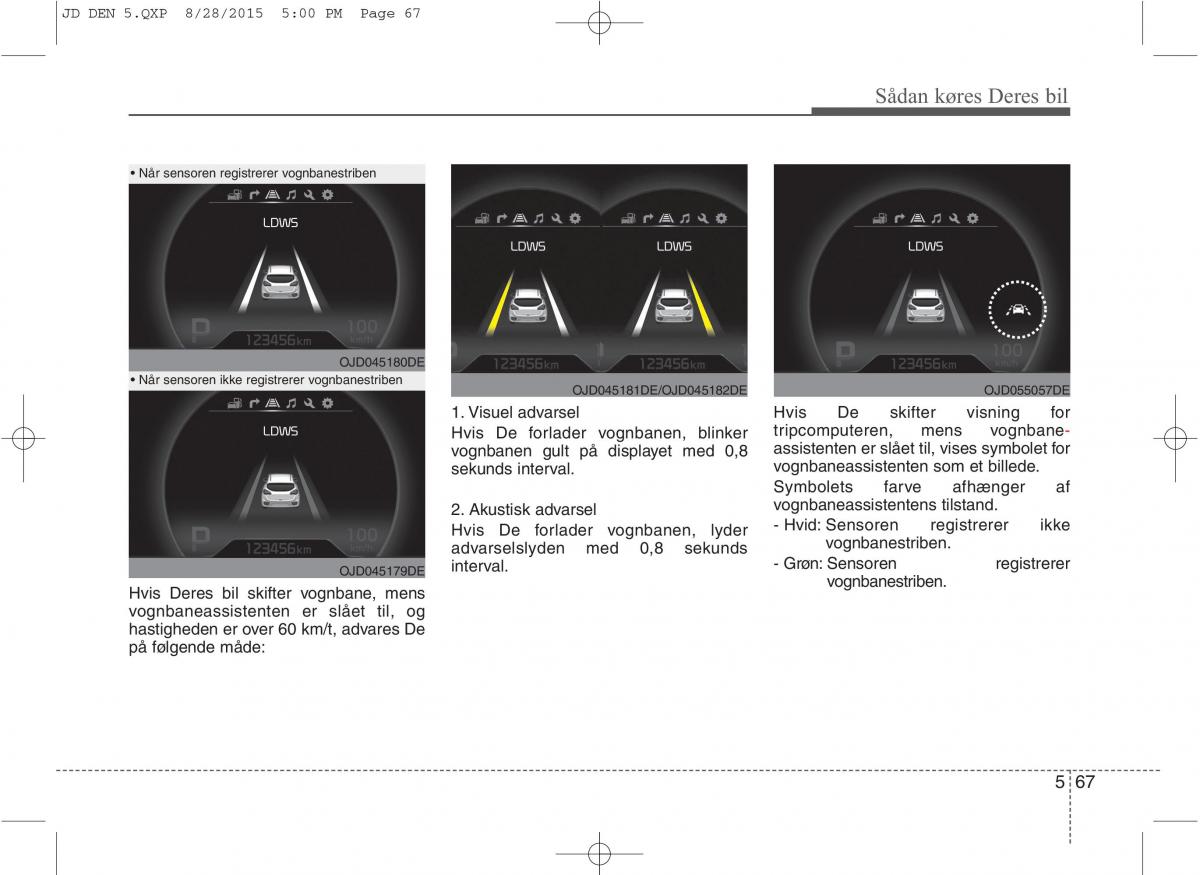 KIA Ceed II 2 Bilens instruktionsbog / page 439