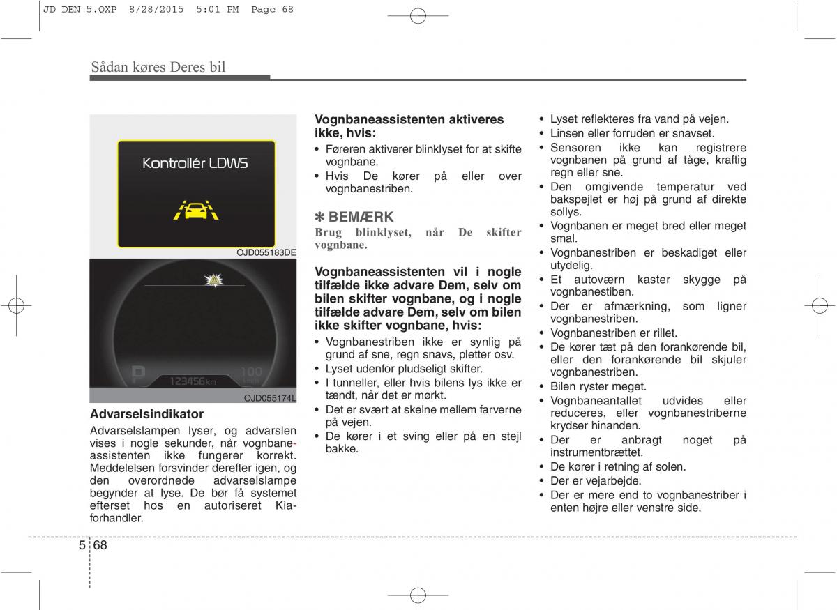 KIA Ceed II 2 Bilens instruktionsbog / page 440