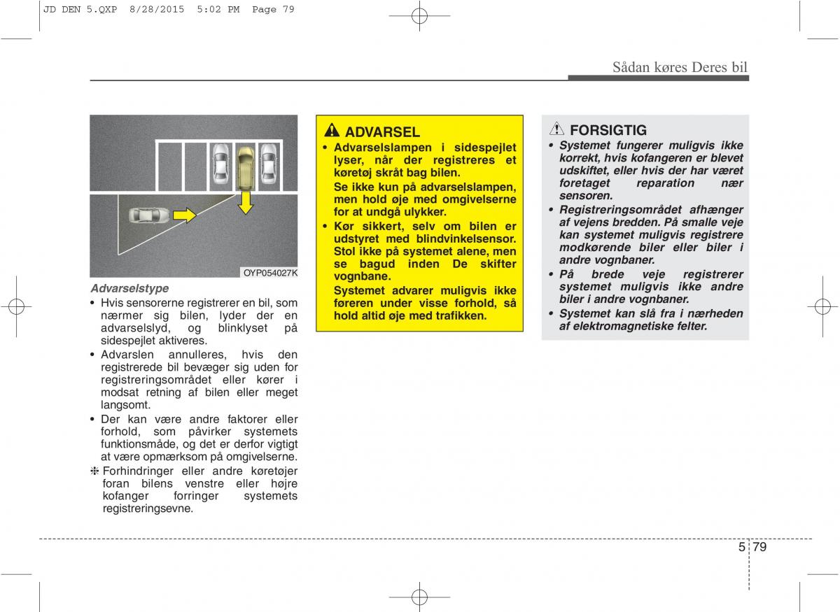 KIA Ceed II 2 Bilens instruktionsbog / page 451