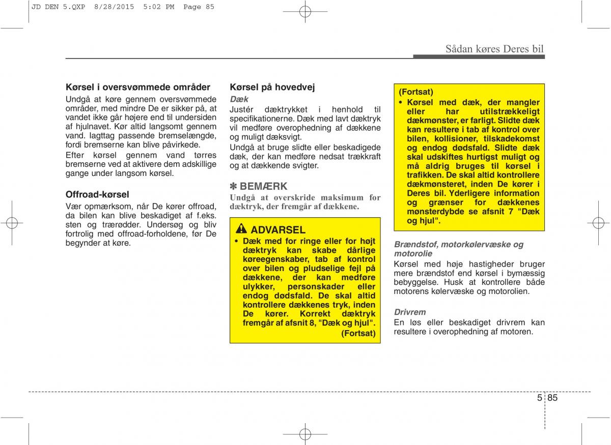 KIA Ceed II 2 Bilens instruktionsbog / page 457