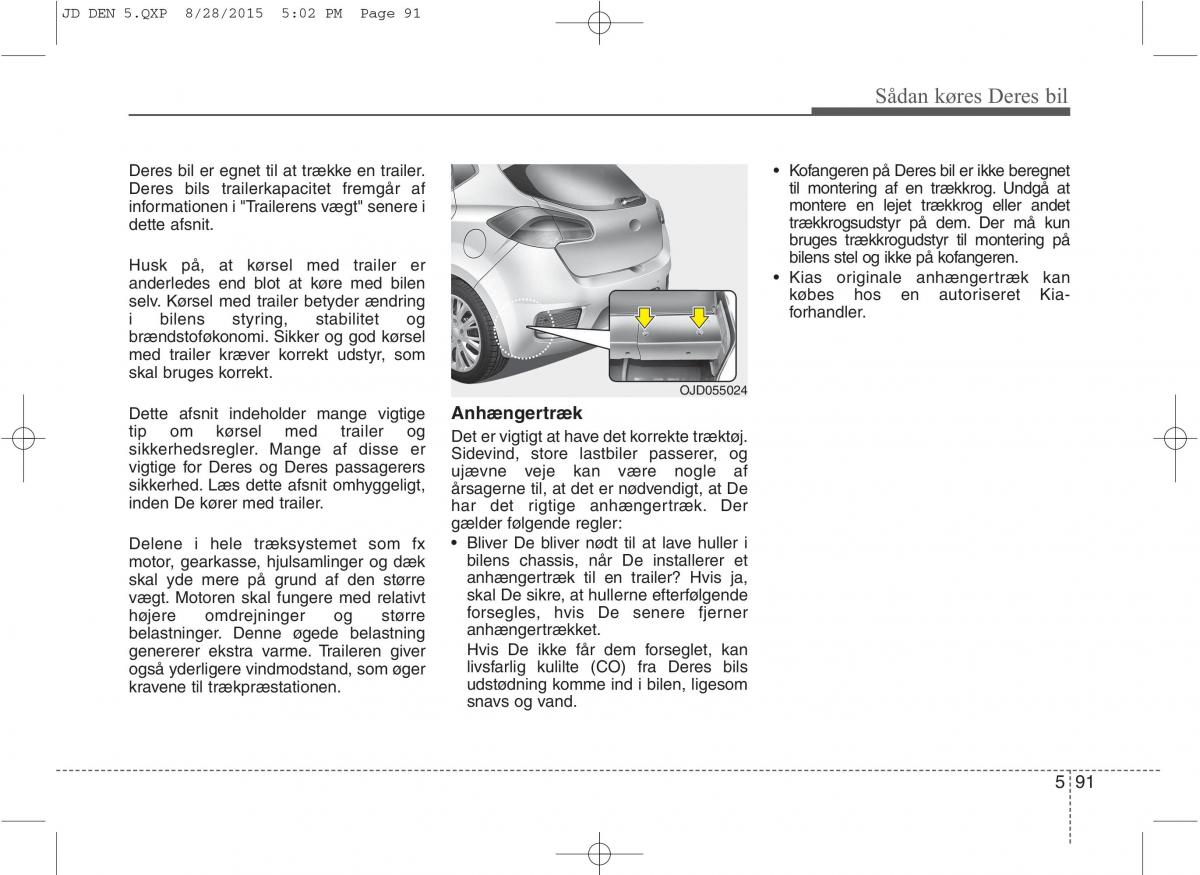 KIA Ceed II 2 Bilens instruktionsbog / page 463