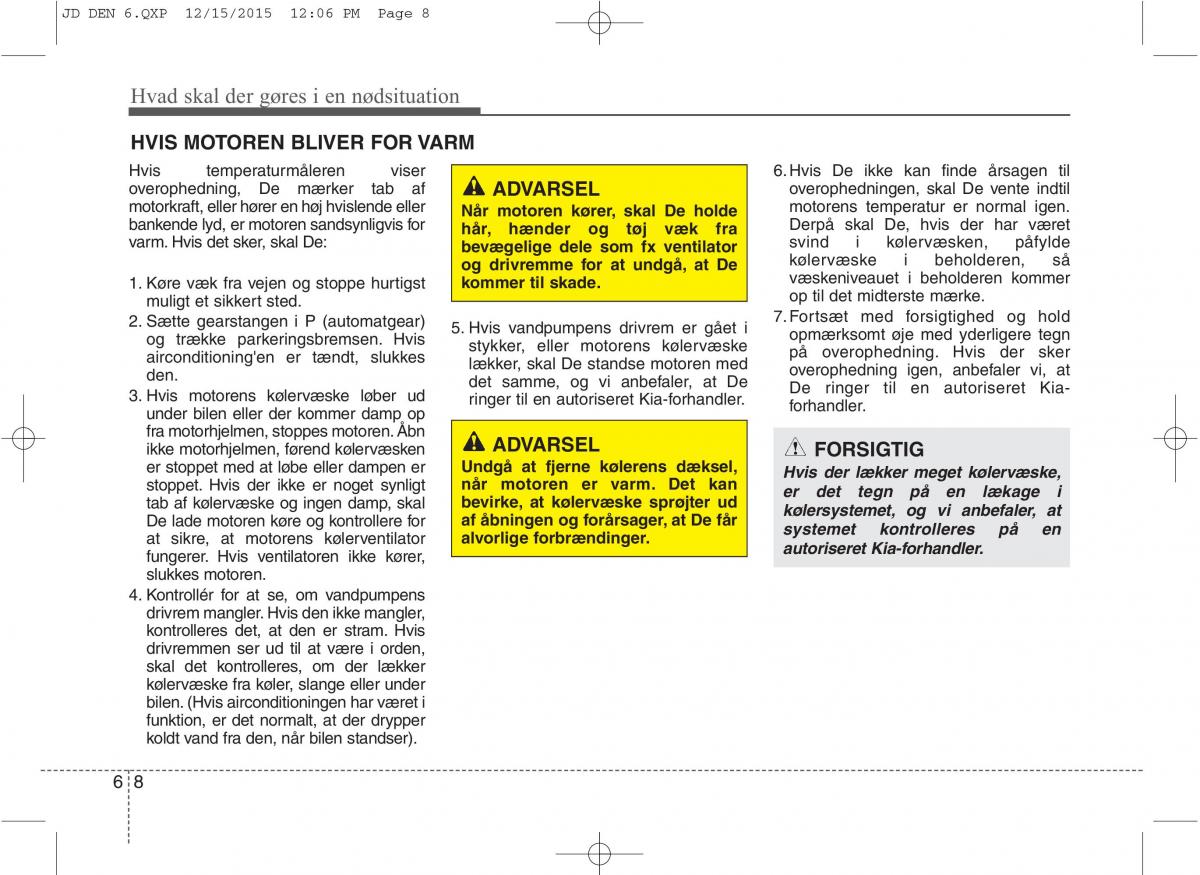 KIA Ceed II 2 Bilens instruktionsbog / page 480