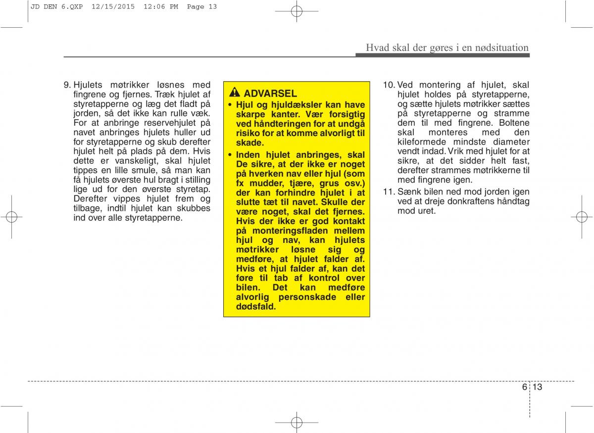 KIA Ceed II 2 Bilens instruktionsbog / page 485