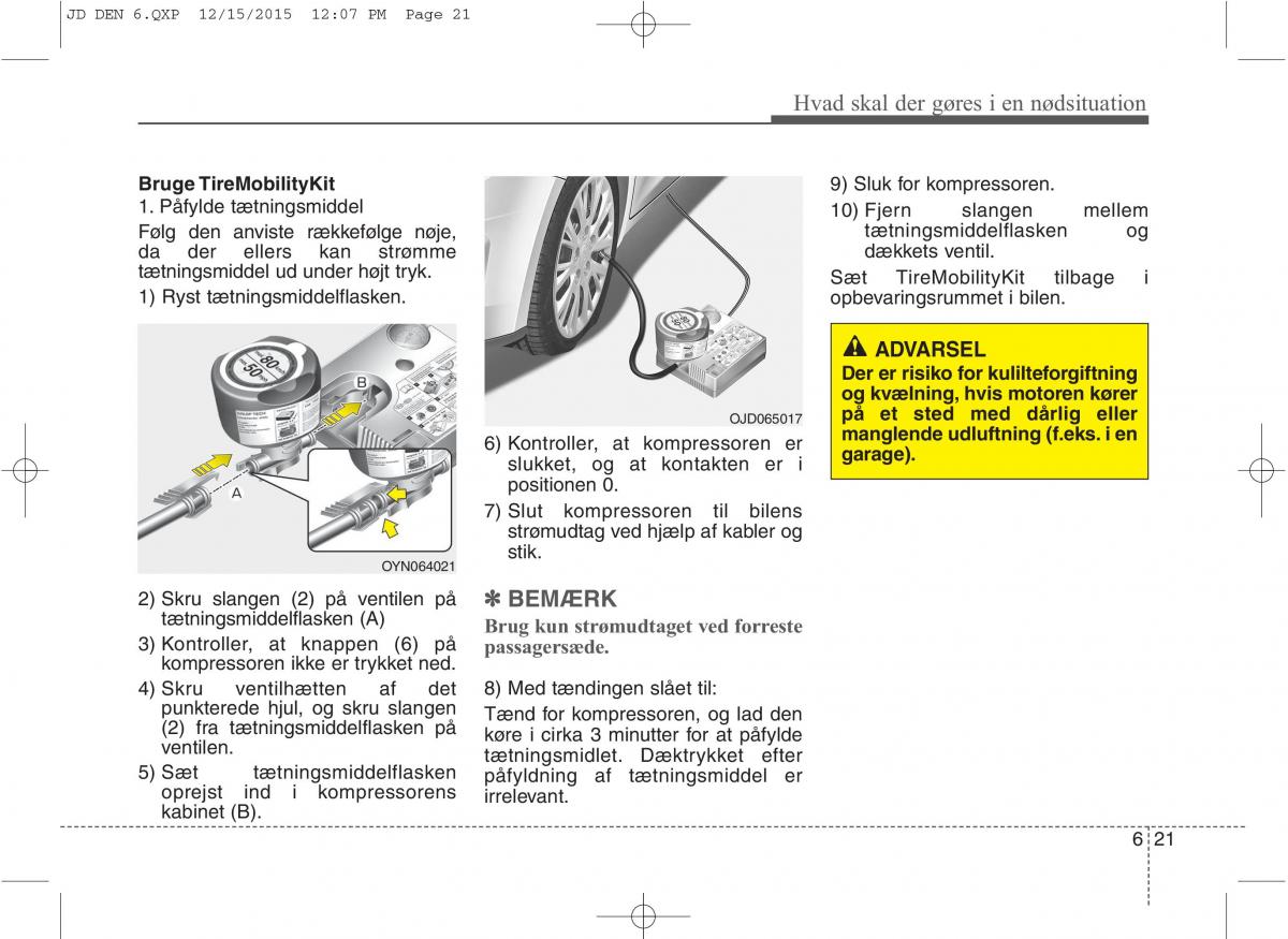 KIA Ceed II 2 Bilens instruktionsbog / page 493