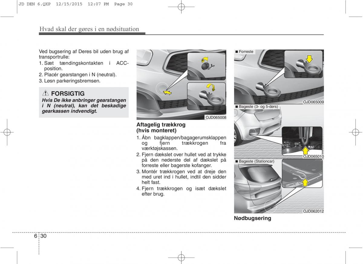 KIA Ceed II 2 Bilens instruktionsbog / page 502