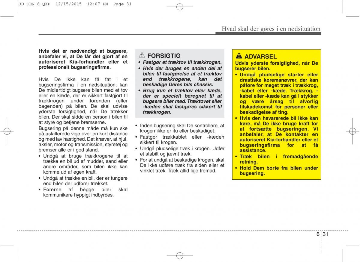 KIA Ceed II 2 Bilens instruktionsbog / page 503