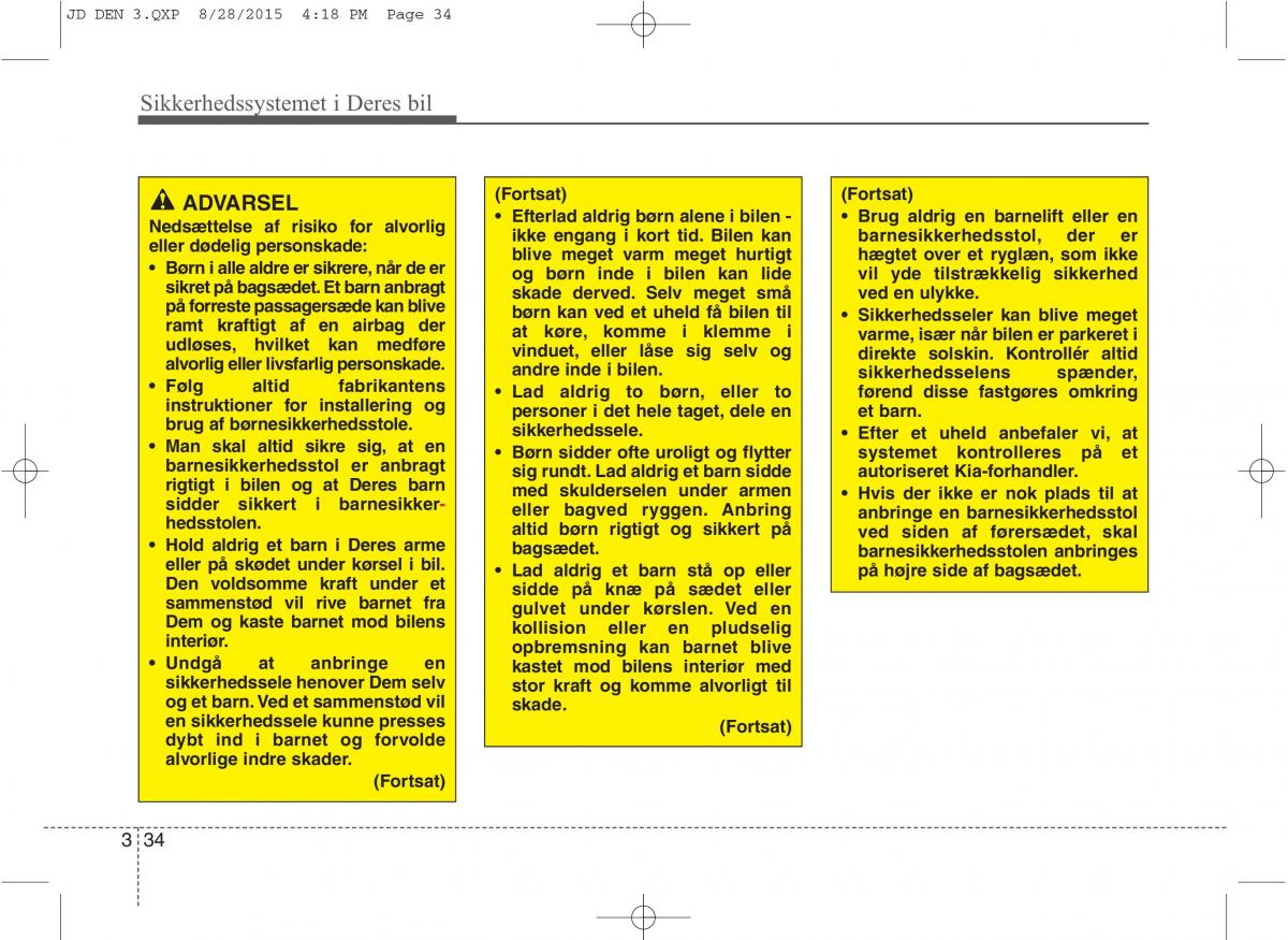 KIA Ceed II 2 Bilens instruktionsbog / page 51