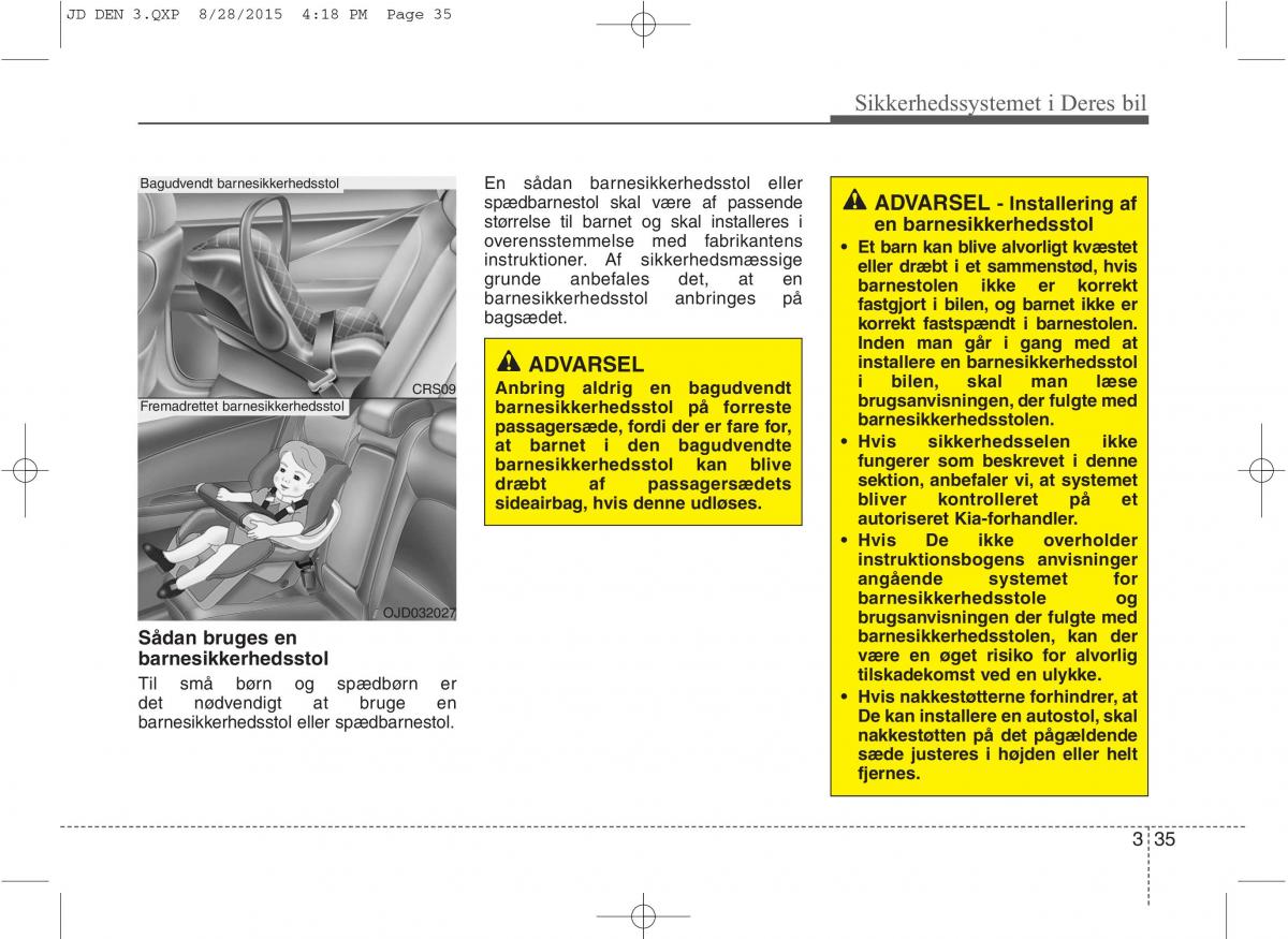 KIA Ceed II 2 Bilens instruktionsbog / page 52