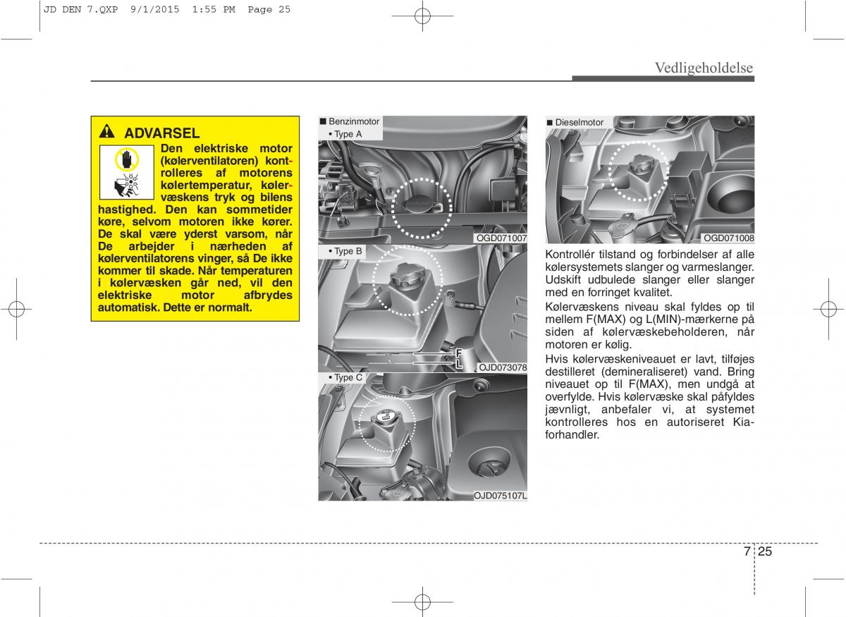 KIA Ceed II 2 Bilens instruktionsbog / page 529