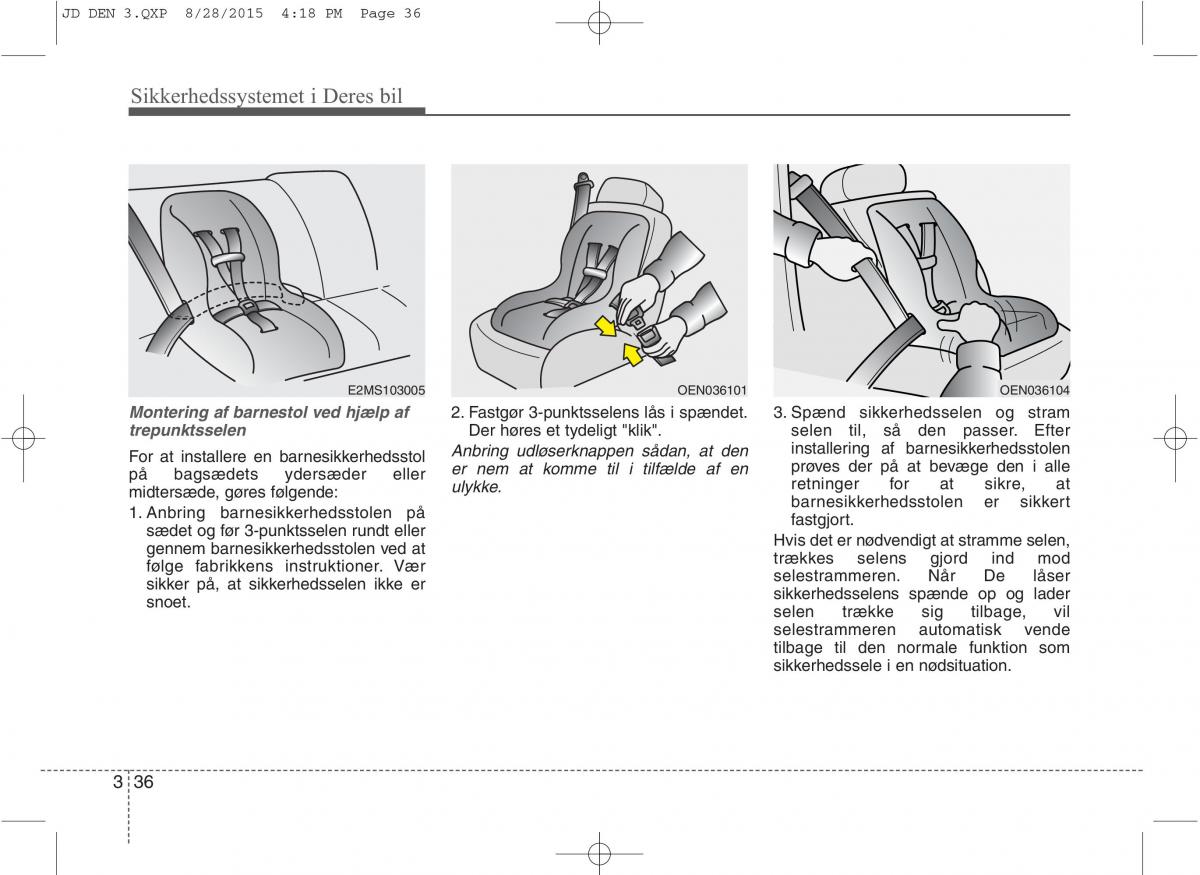 KIA Ceed II 2 Bilens instruktionsbog / page 53