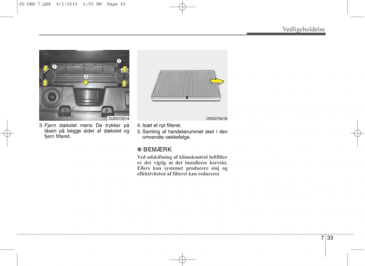 KIA Ceed II 2 Bilens instruktionsbog / page 537