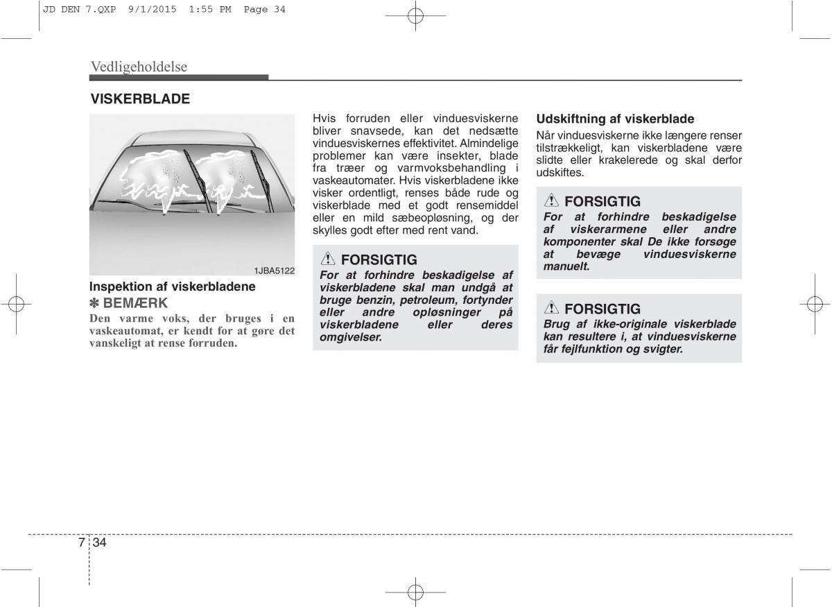 KIA Ceed II 2 Bilens instruktionsbog / page 538