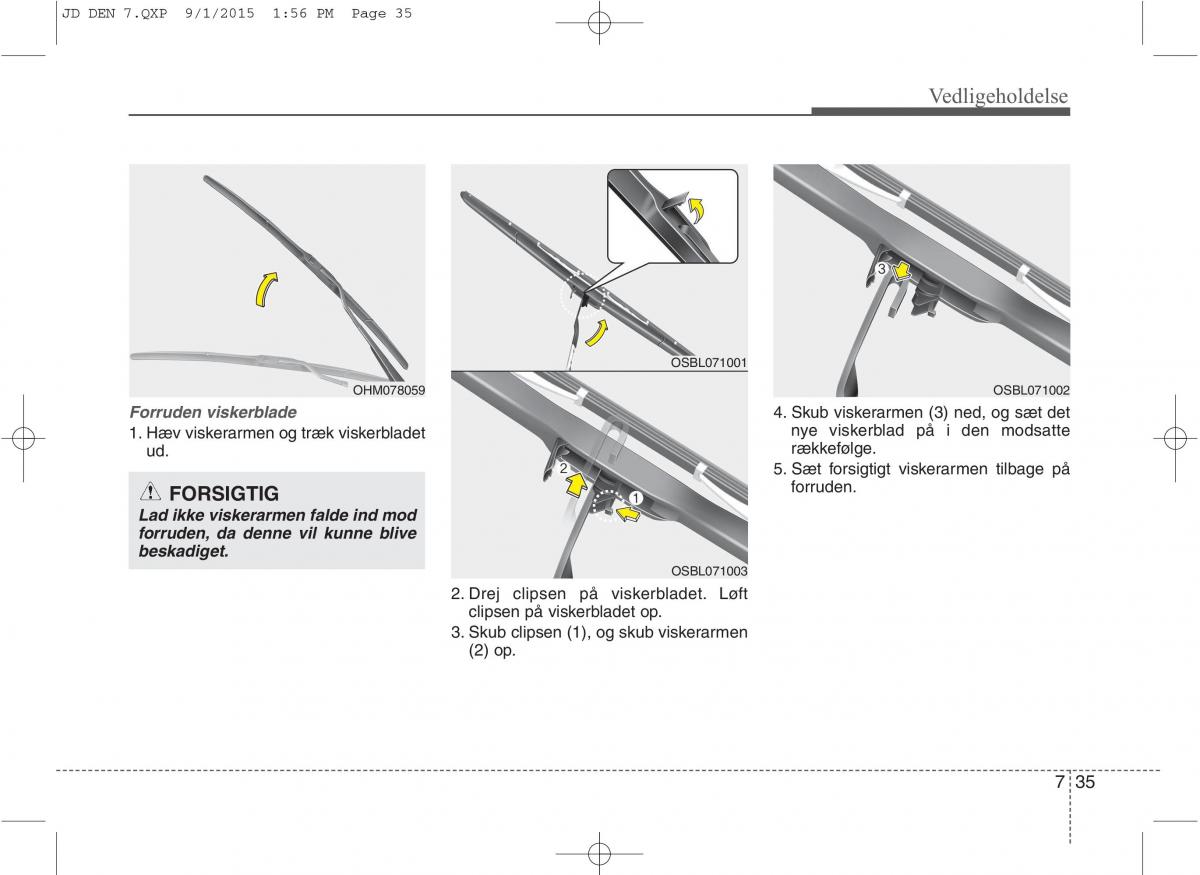 KIA Ceed II 2 Bilens instruktionsbog / page 539