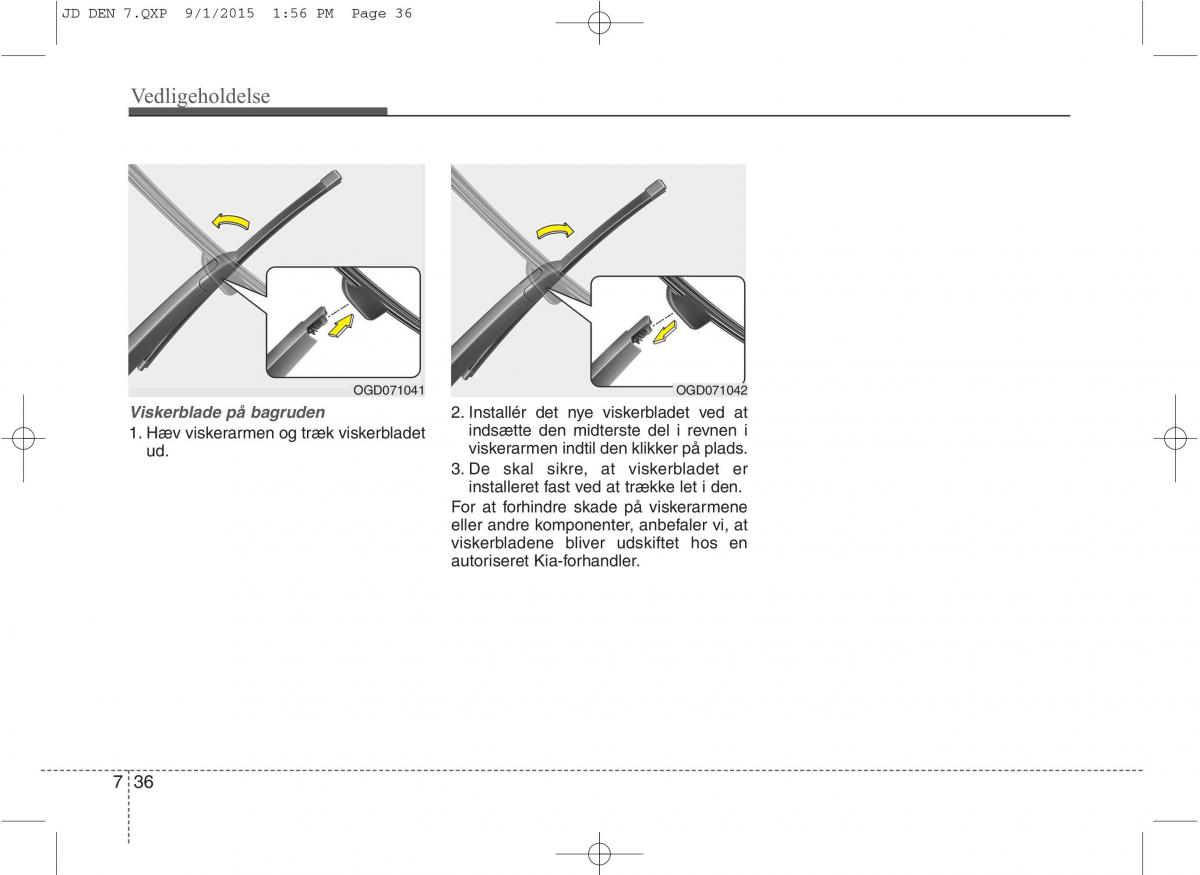 KIA Ceed II 2 Bilens instruktionsbog / page 540