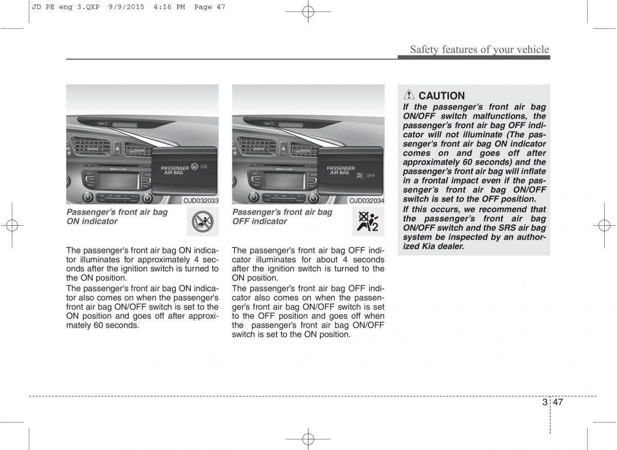 KIA Ceed II 2 owners manual / page 64