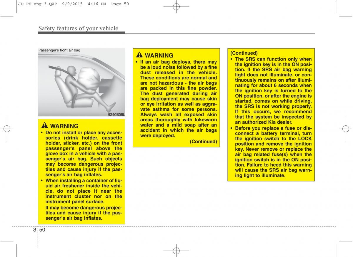 KIA Ceed II 2 owners manual / page 67