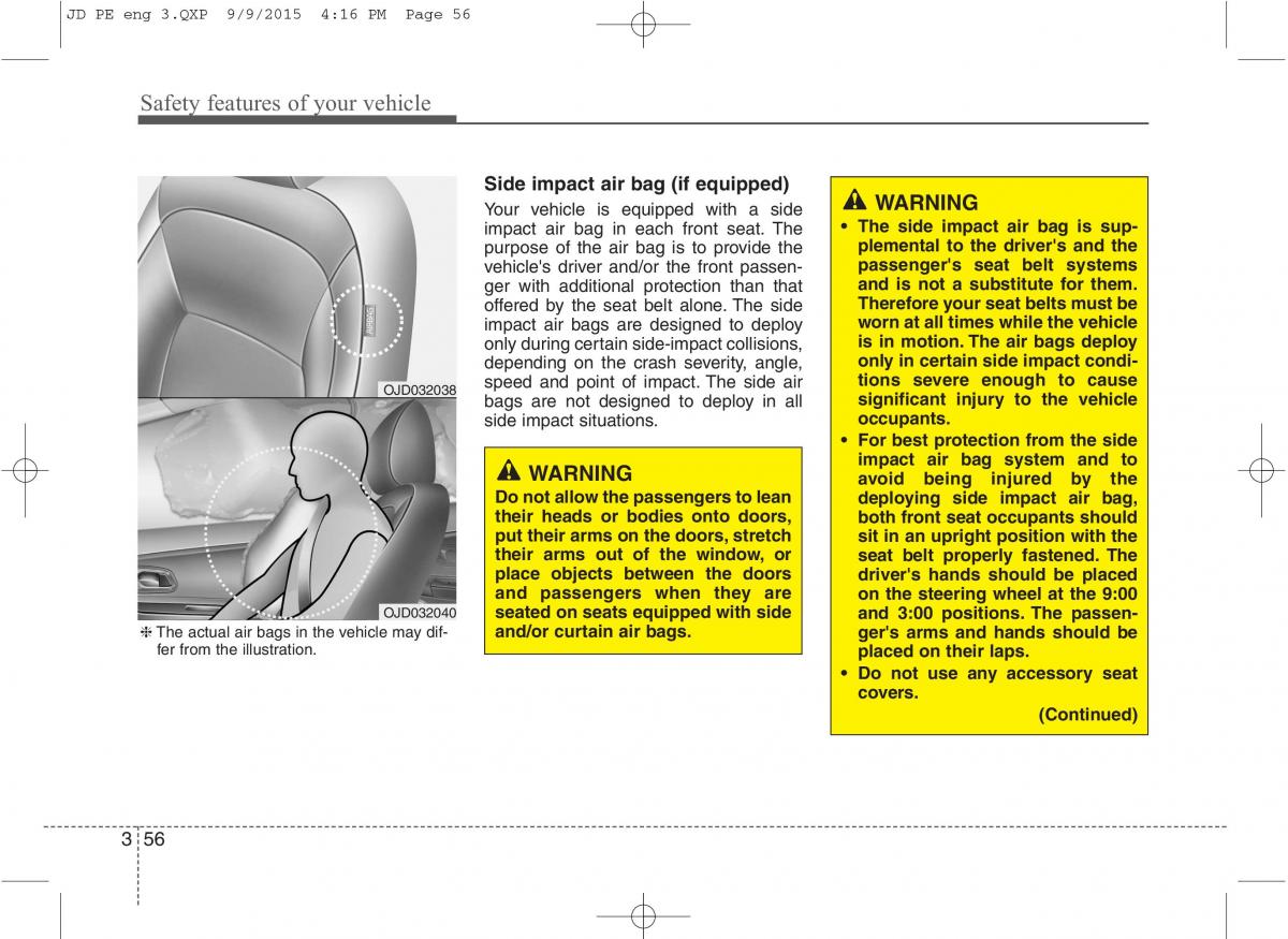 KIA Ceed II 2 owners manual / page 73