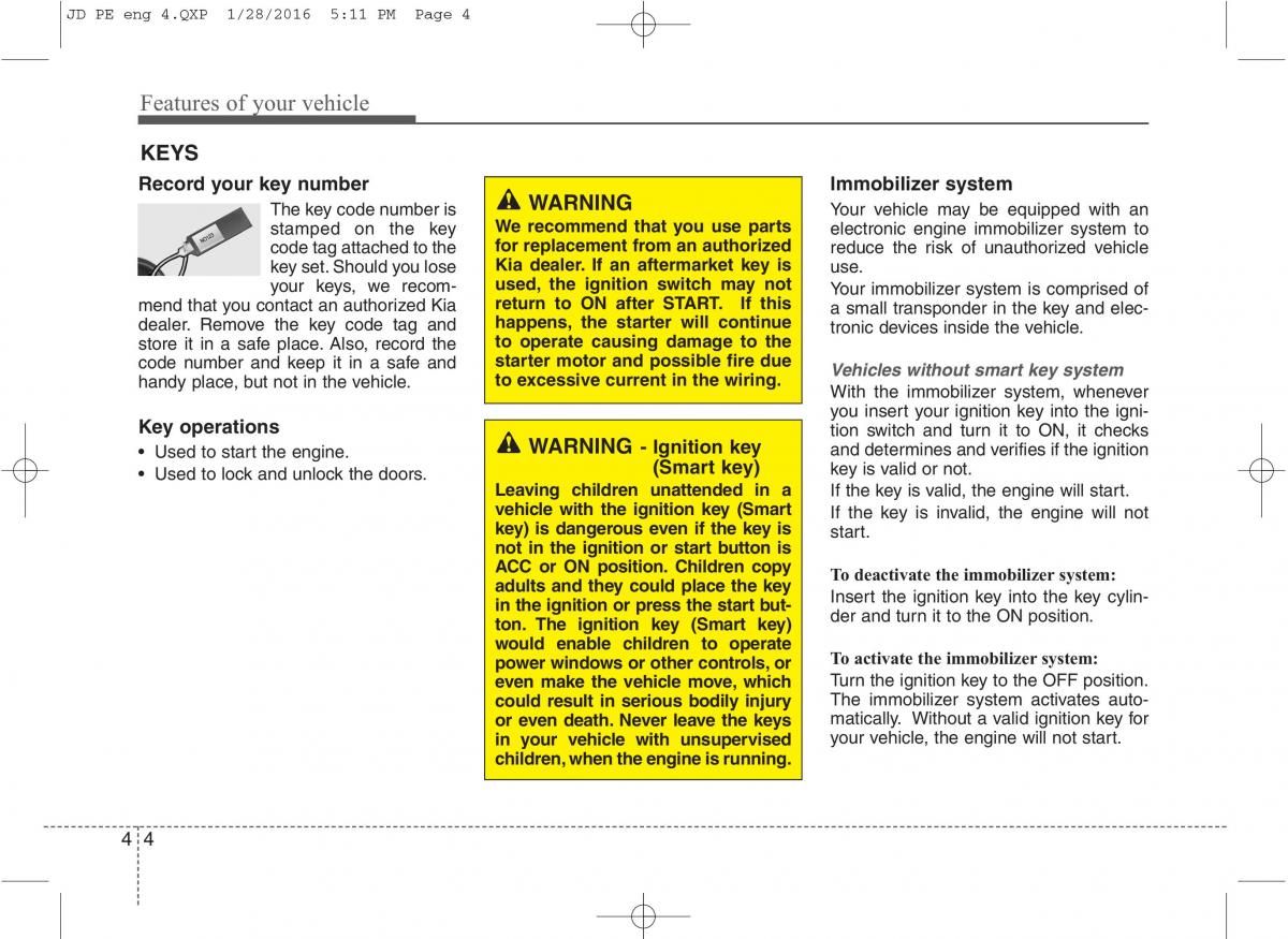 KIA Ceed II 2 owners manual / page 87