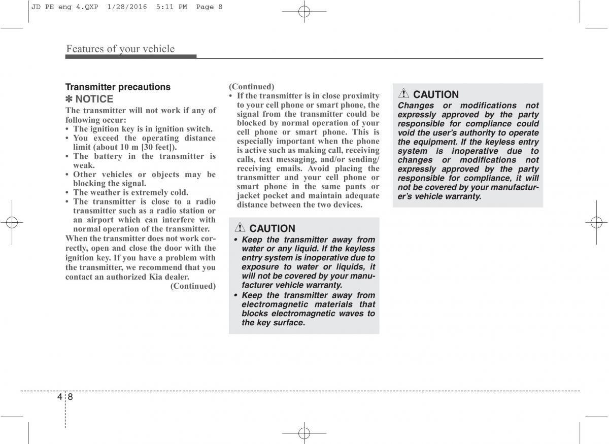 KIA Ceed II 2 owners manual / page 91