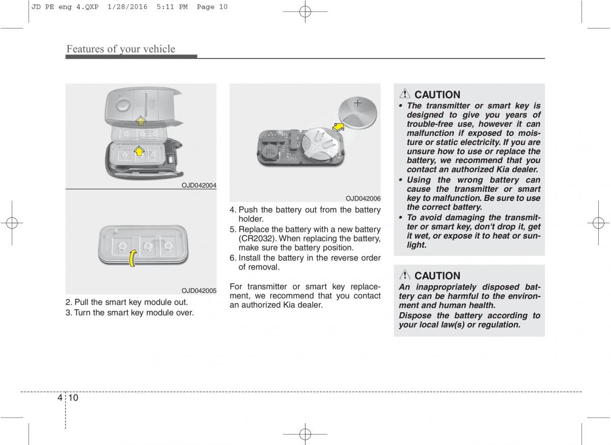 KIA Ceed II 2 owners manual / page 93