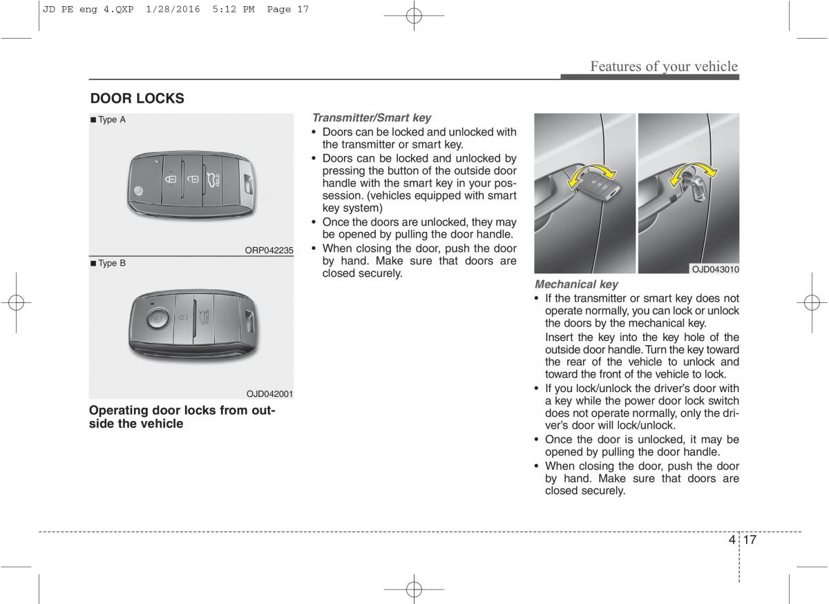 KIA Ceed II 2 owners manual / page 100