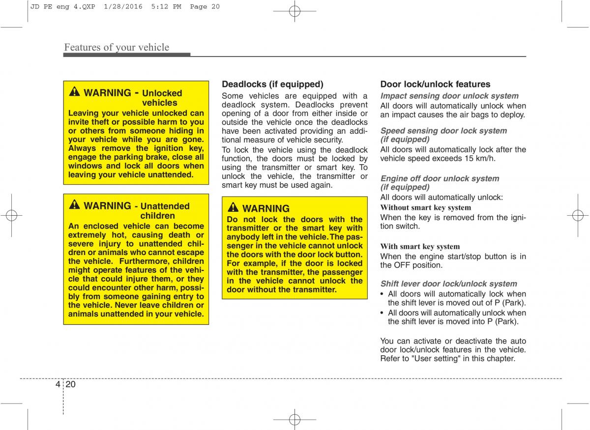 KIA Ceed II 2 owners manual / page 103