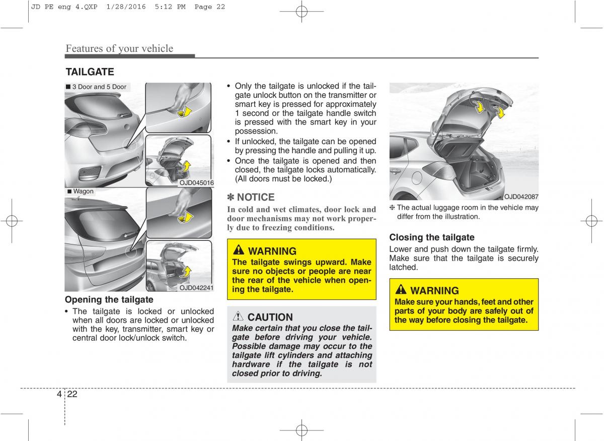 KIA Ceed II 2 owners manual / page 105