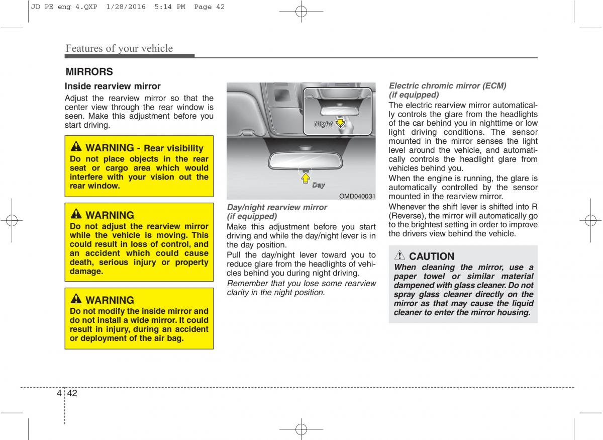 KIA Ceed II 2 owners manual / page 125