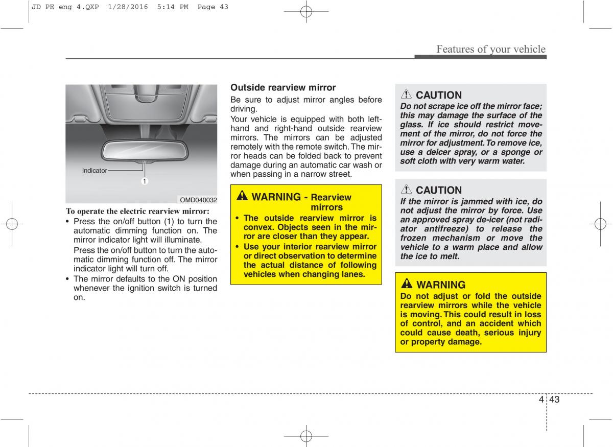 KIA Ceed II 2 owners manual / page 126