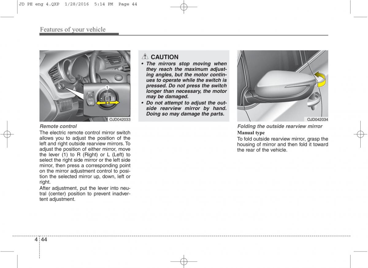 KIA Ceed II 2 owners manual / page 127