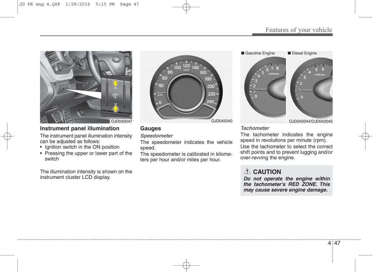 KIA Ceed II 2 owners manual / page 130