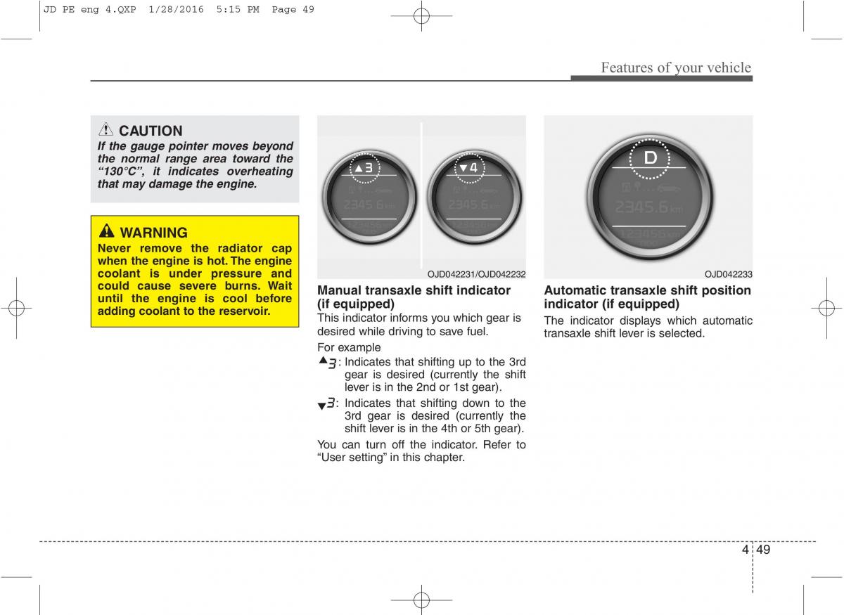 KIA Ceed II 2 owners manual / page 132