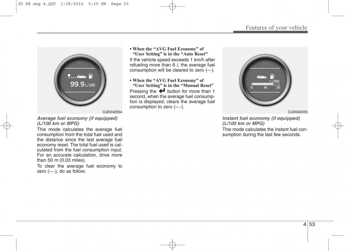 KIA Ceed II 2 owners manual / page 136