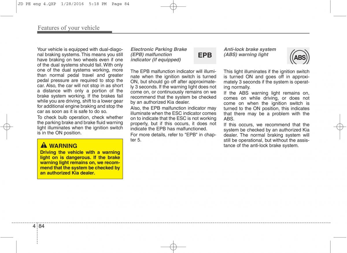 KIA Ceed II 2 owners manual / page 167